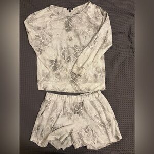 Elegant Snake Print Pajama Set